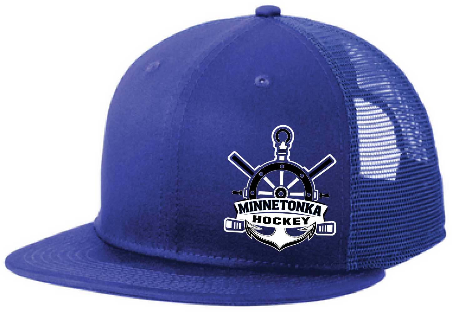 Hockey New Era Standard Fit Snapback Flatbill Trucker Hat