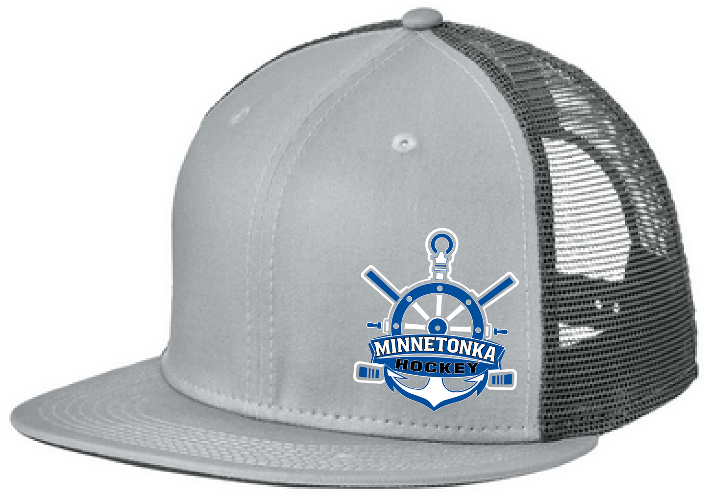 Hockey New Era Standard Fit Snapback Flatbill Trucker Hat