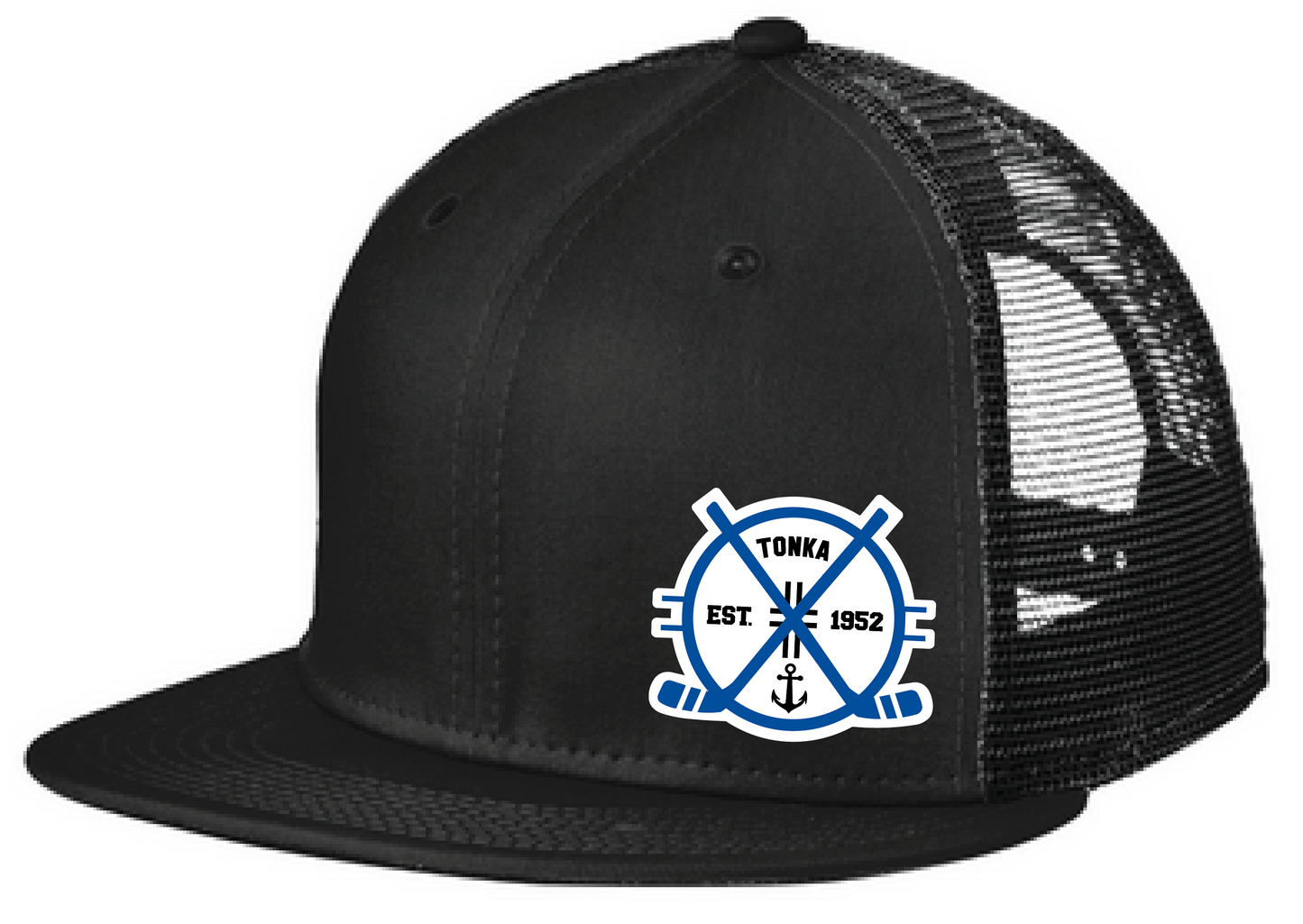 Hockey New Era Standard Fit Snapback Flatbill Trucker Hat
