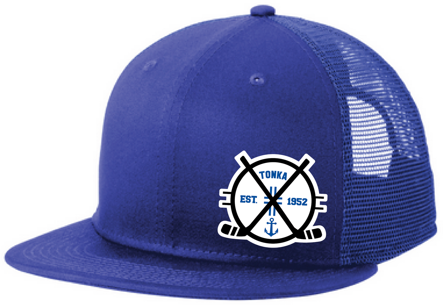 Hockey New Era Standard Fit Snapback Flatbill Trucker Hat