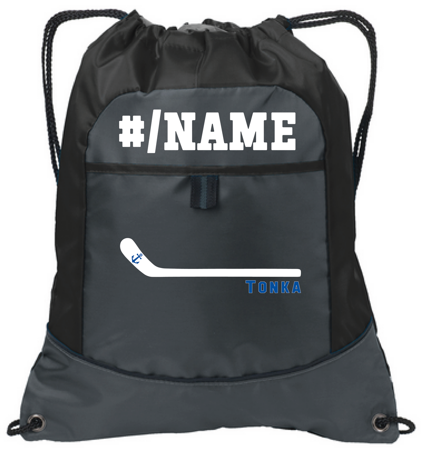 Hockey Pocket Cinch Bag