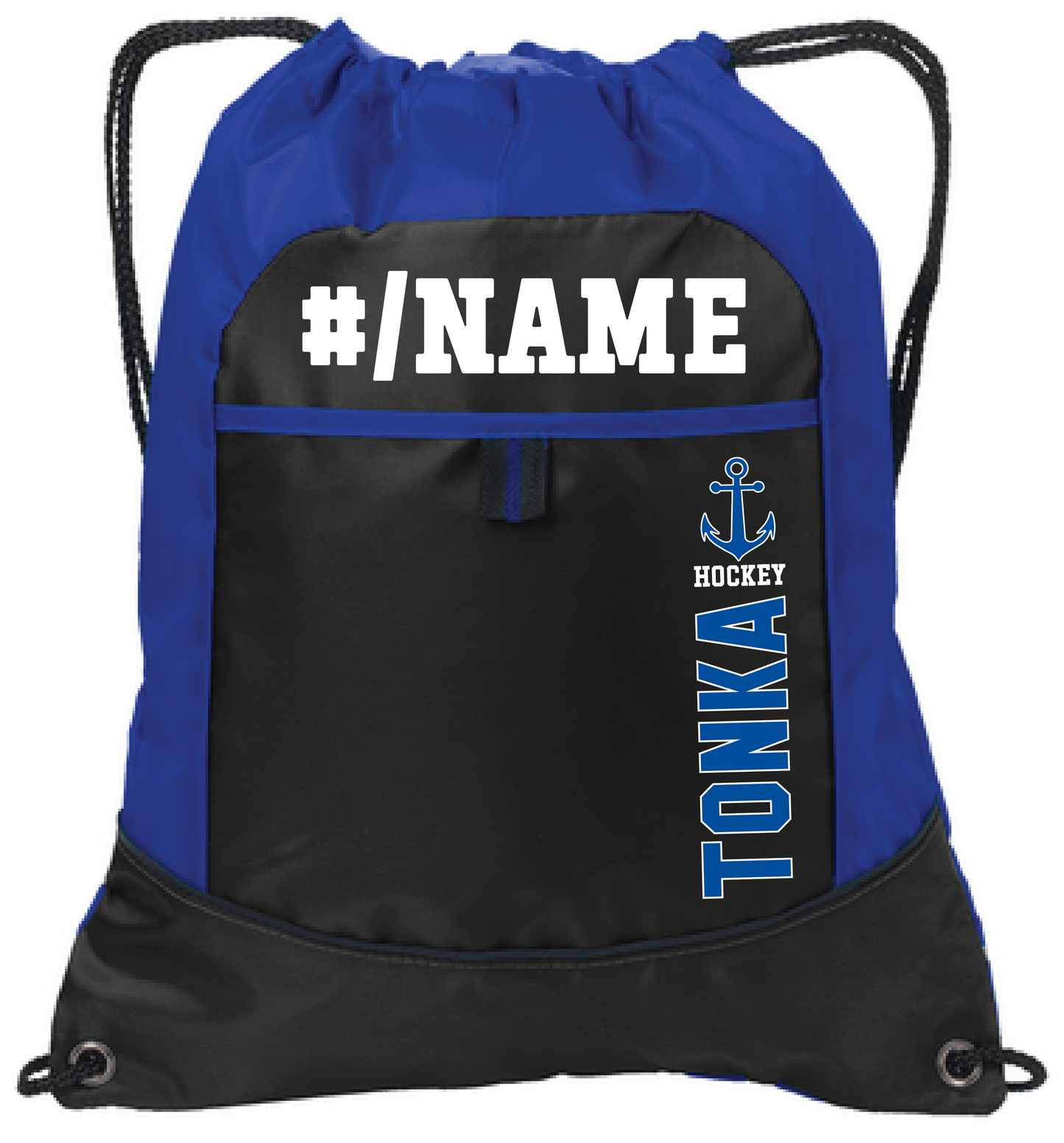 Hockey Pocket Cinch Bag