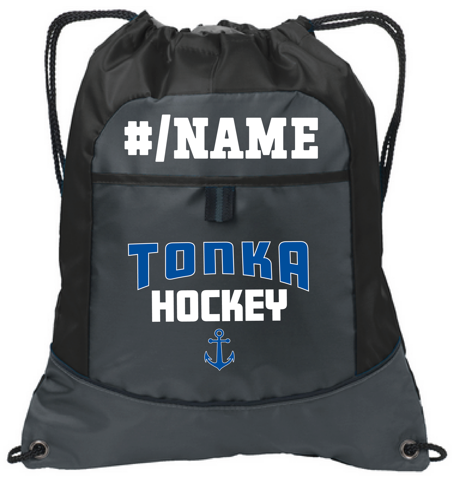 Hockey Pocket Cinch Bag