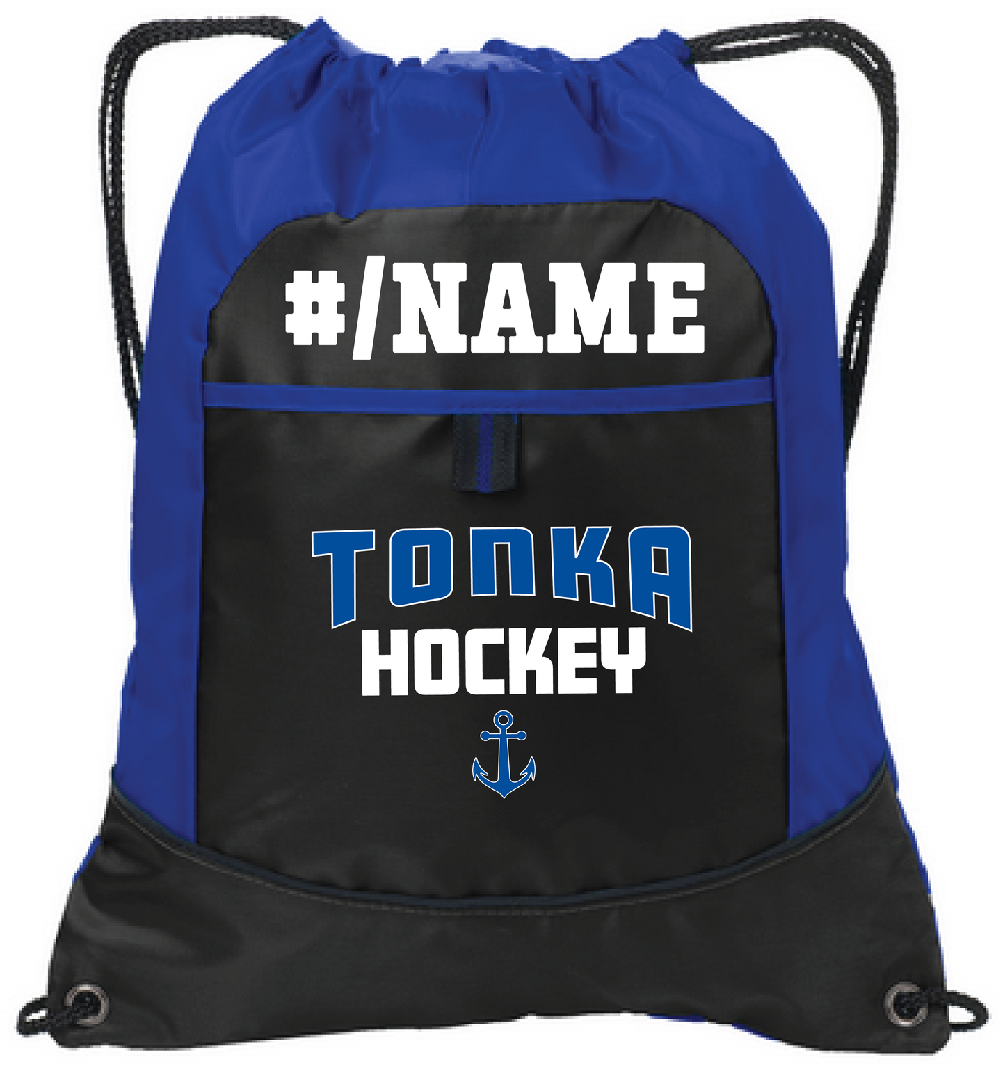 Hockey Pocket Cinch Bag