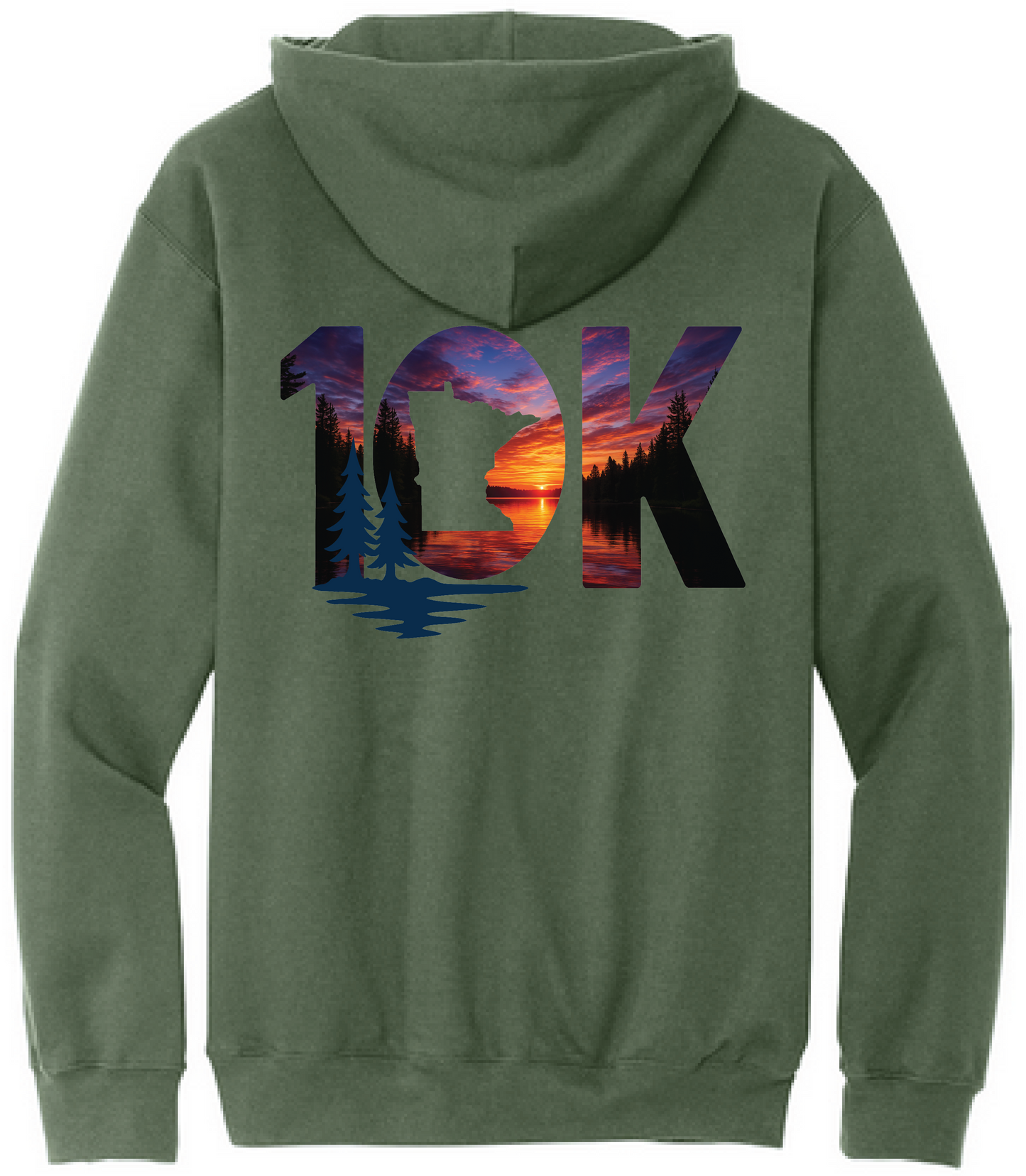 Minnesota 10K Men's Softstyle Hooded Sweatshirt