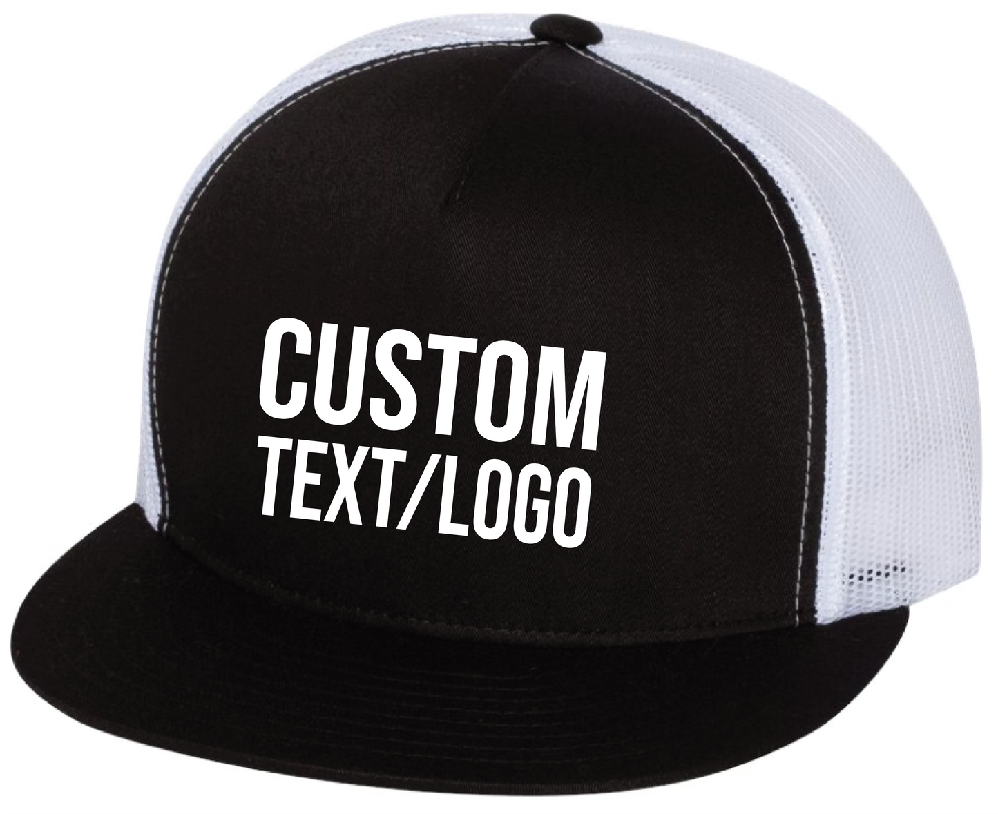 Custom Yupoong Classics 5-Panel Flatbill Trucker Hat