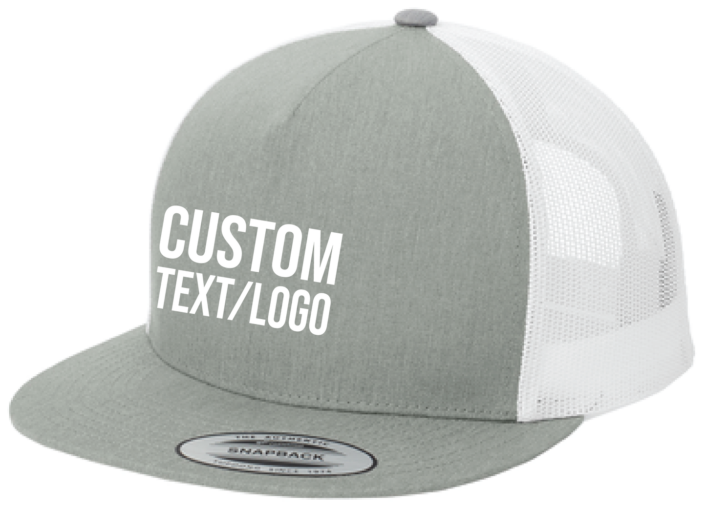 Custom Yupoong Classics 5-Panel Flatbill Trucker Hat