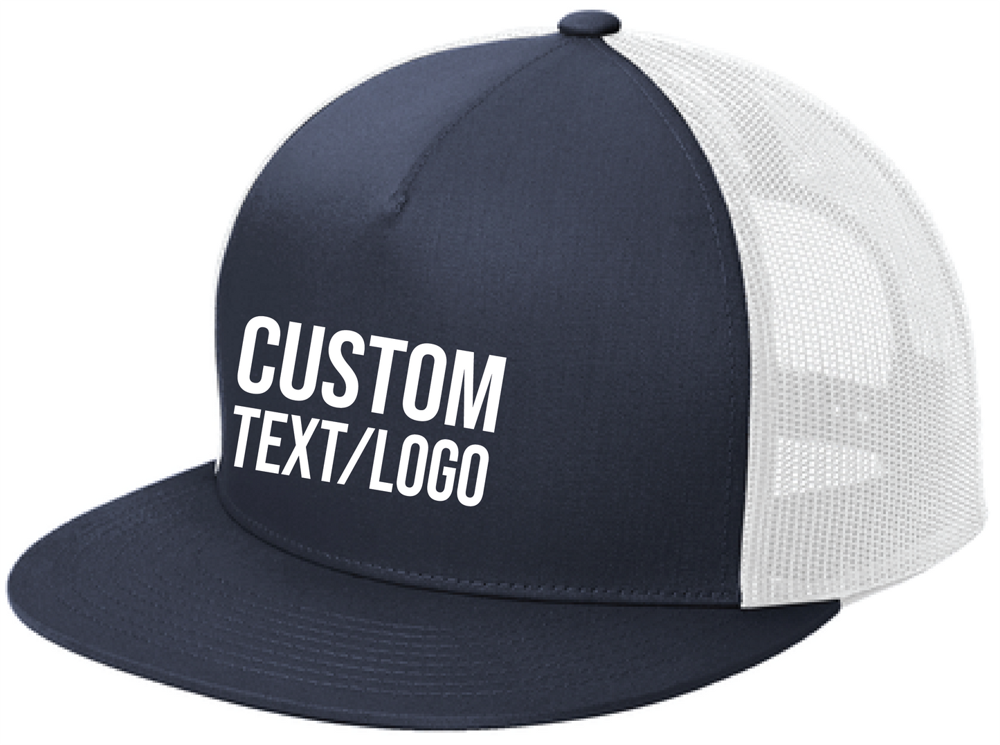 Custom Yupoong Classics 5-Panel Flatbill Trucker Hat