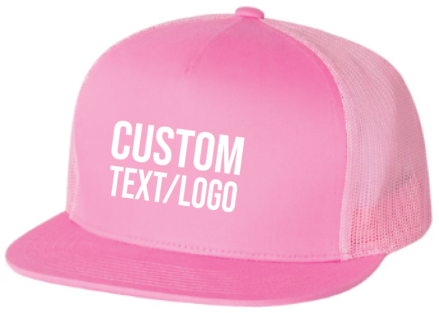 Custom Yupoong Classics 5-Panel Flatbill Trucker Hat