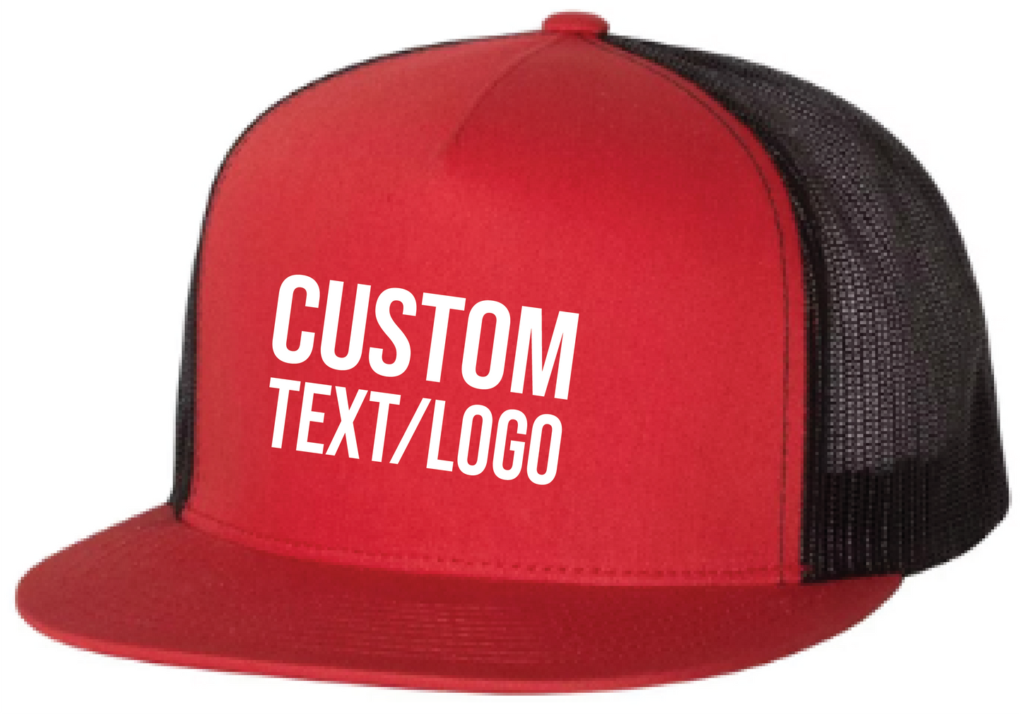 Custom Yupoong Classics 5-Panel Flatbill Trucker Hat