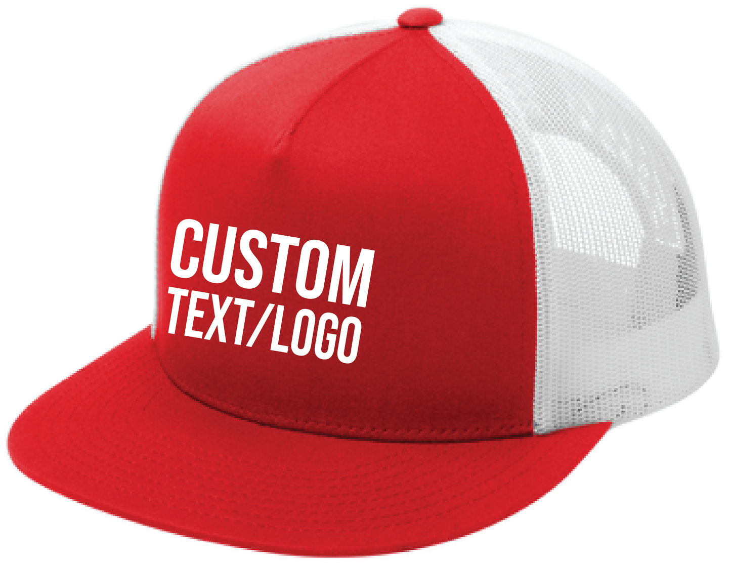 Custom Yupoong Classics 5-Panel Flatbill Trucker Hat
