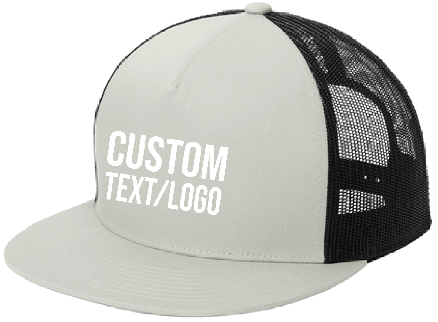 Custom Yupoong Classics 5-Panel Flatbill Trucker Hat