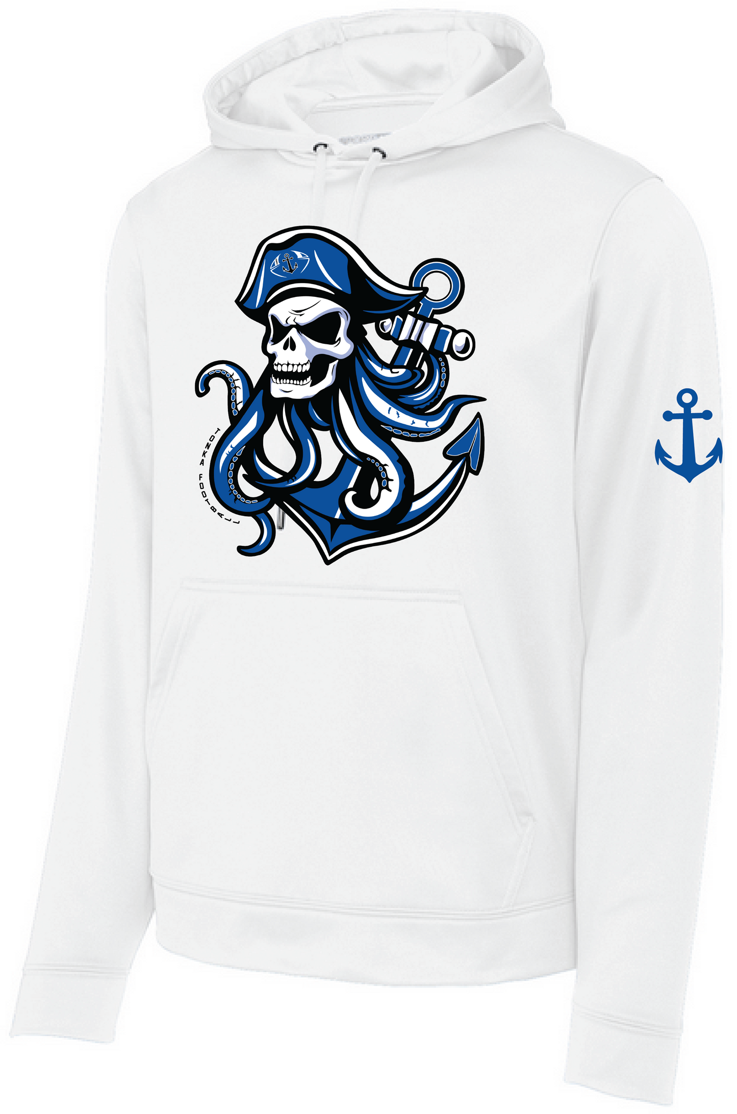 Football Men's Sport-Wick® Mid-Weight Fleece Hooded Pullover