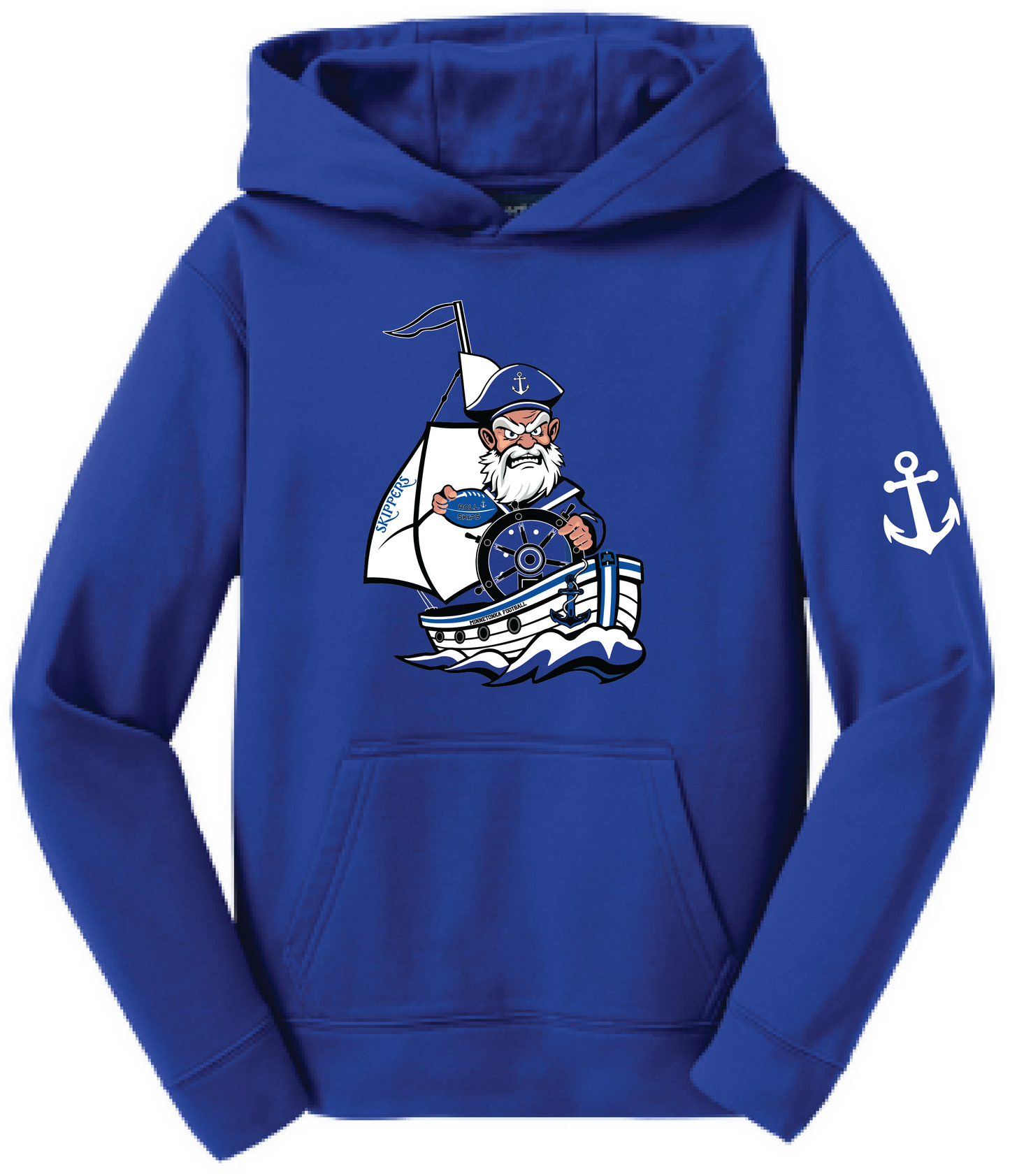 Football Youth Sport-Wick Fleece Hoodie