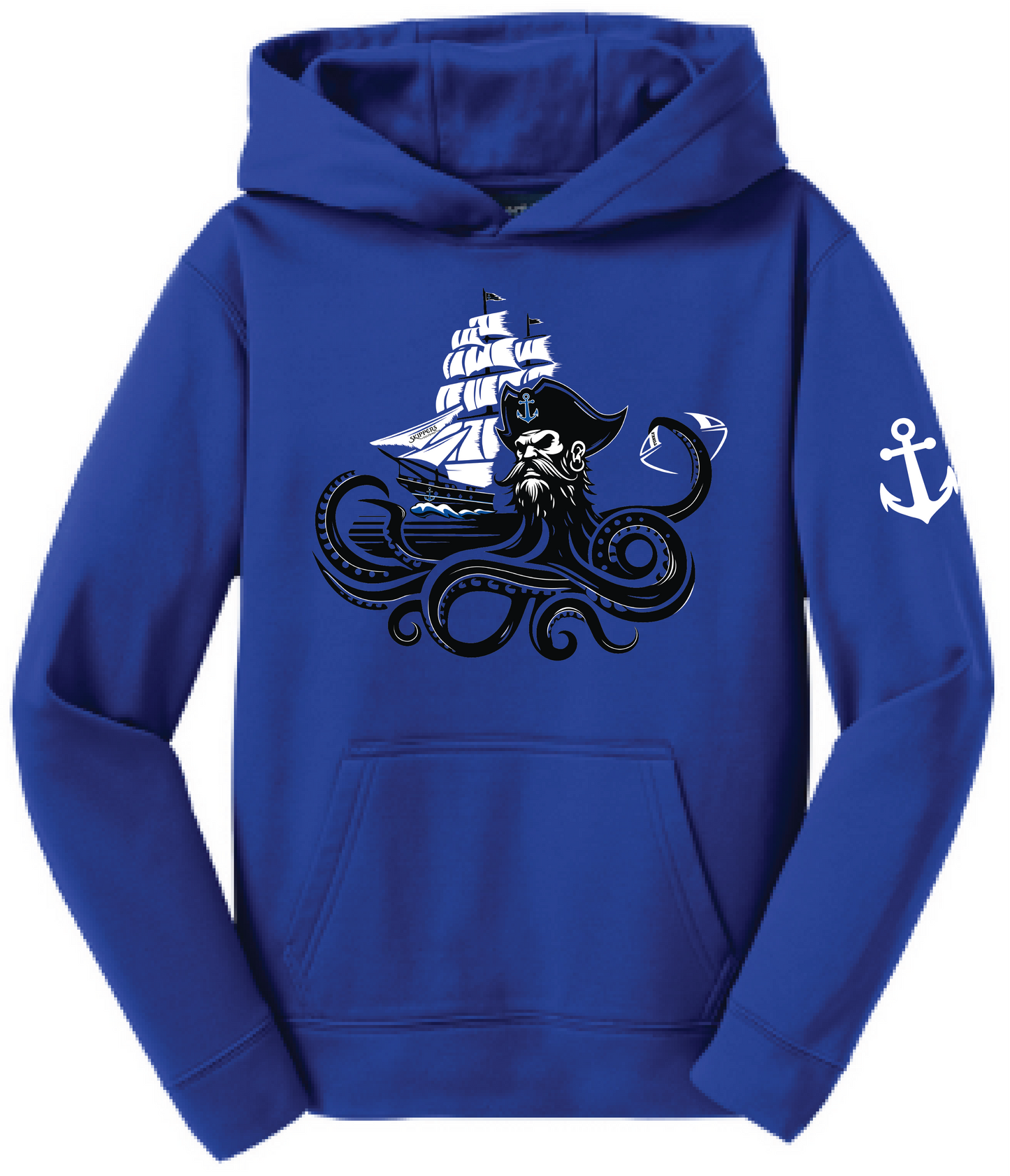 Football Youth Sport-Wick Fleece Hoodie