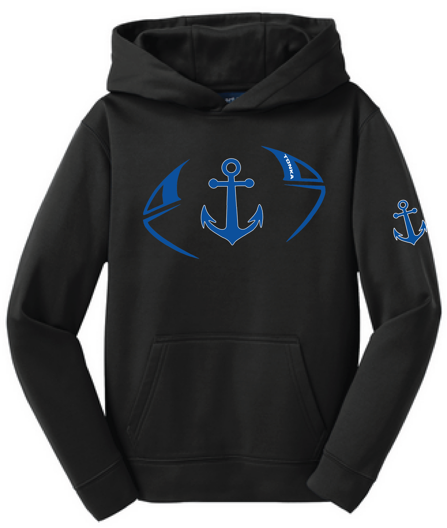 Football Youth Sport-Wick Fleece Hoodie