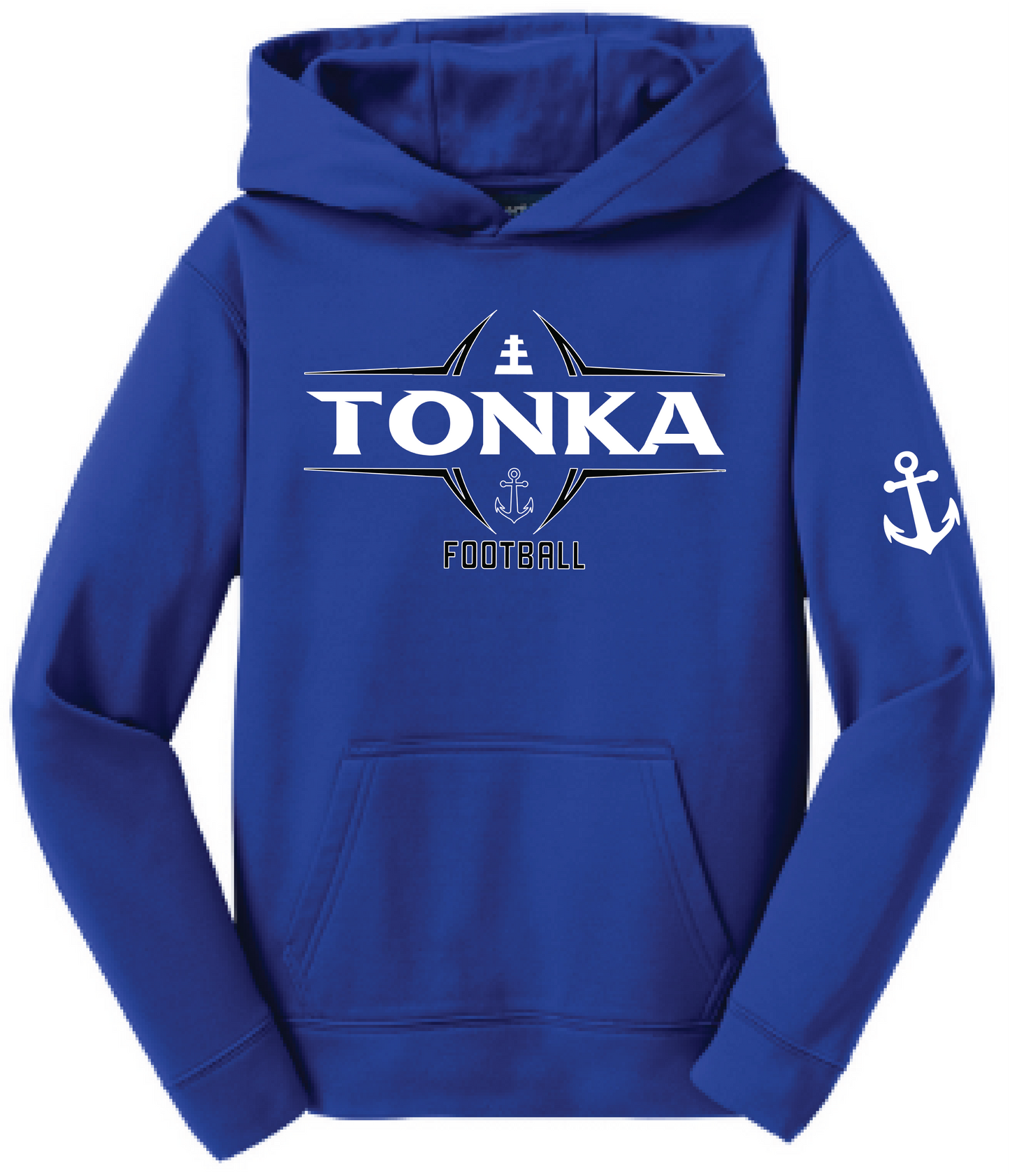 Football Youth Sport-Wick Fleece Hoodie