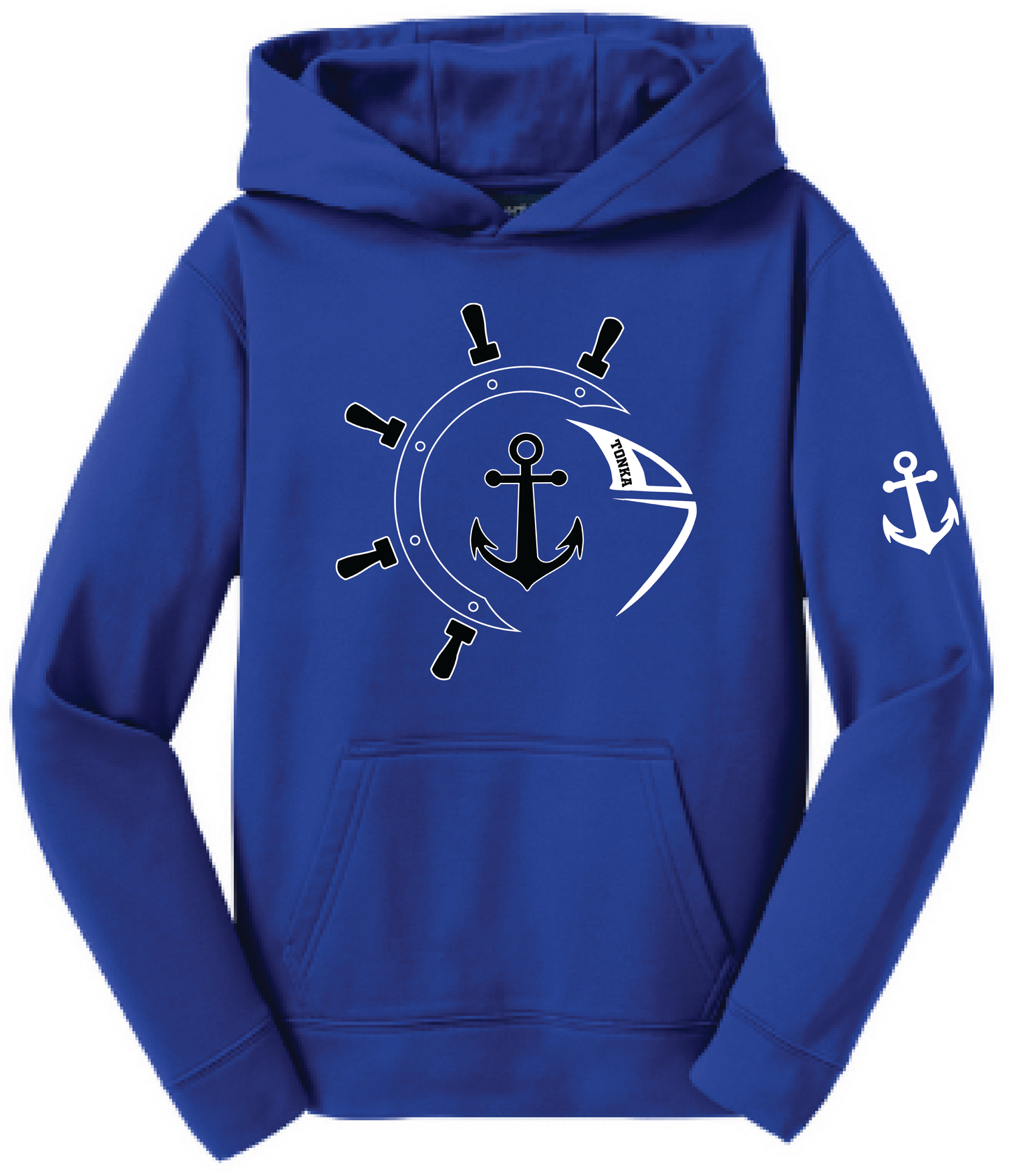 Football Youth Sport-Wick Fleece Hoodie