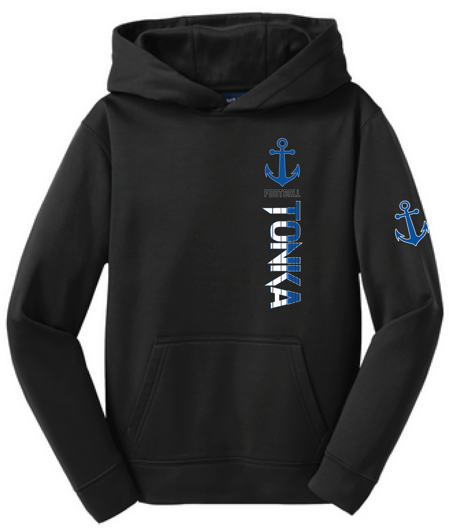 Football Youth Sport-Wick Fleece Hoodie