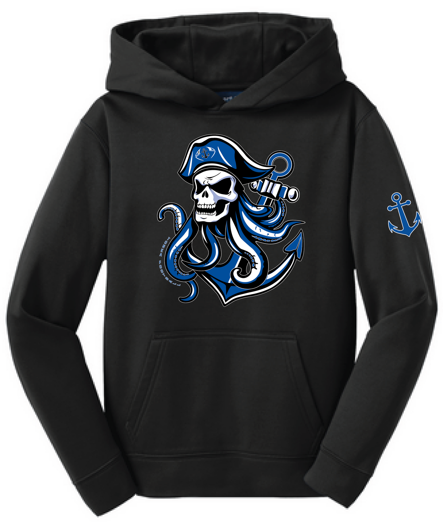 Football Youth Sport-Wick Fleece Hoodie