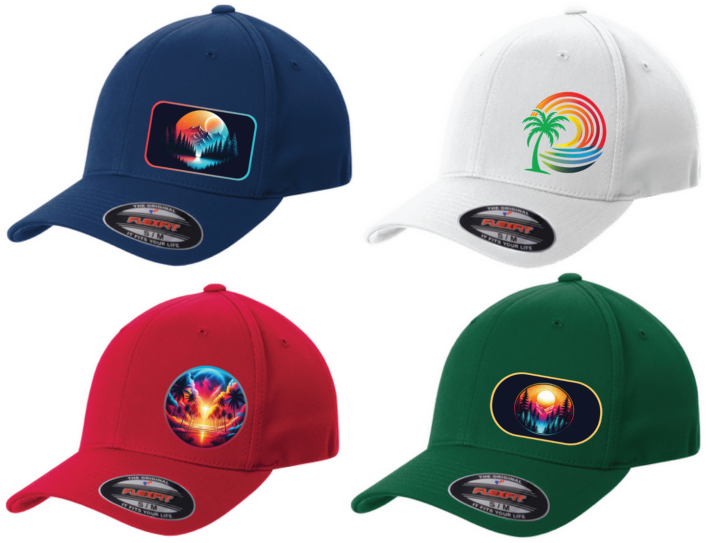 Scenic Yupoong Flexfit Fitted Hat