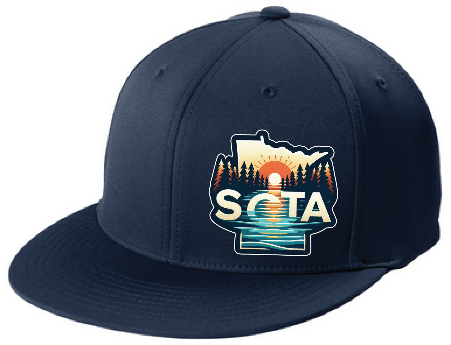 Minnesota Flexfit Flatbill Fitted Hat
