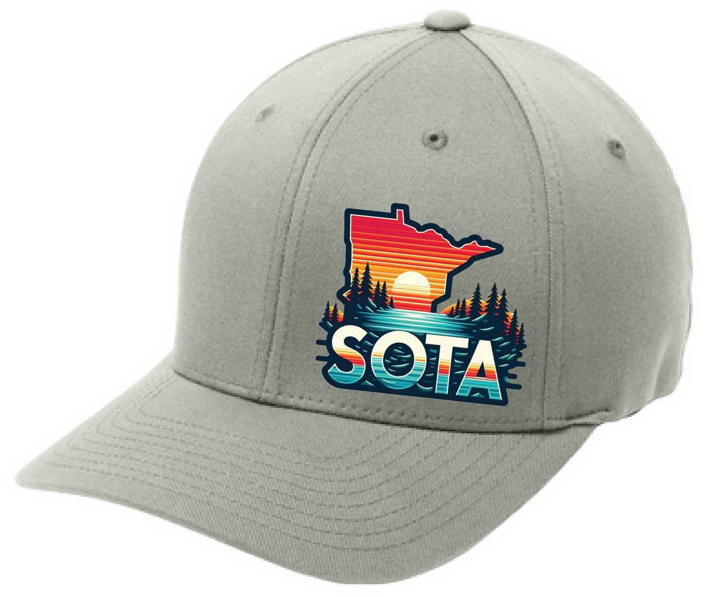 Minnesota Yupoong Flexfit Fitted Hat