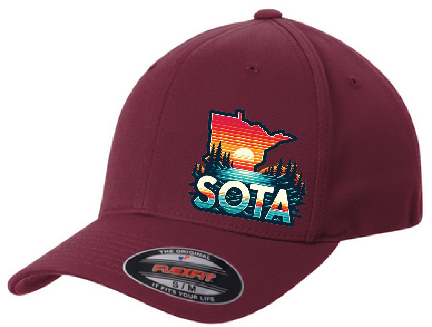 Minnesota Yupoong Flexfit Fitted Hat