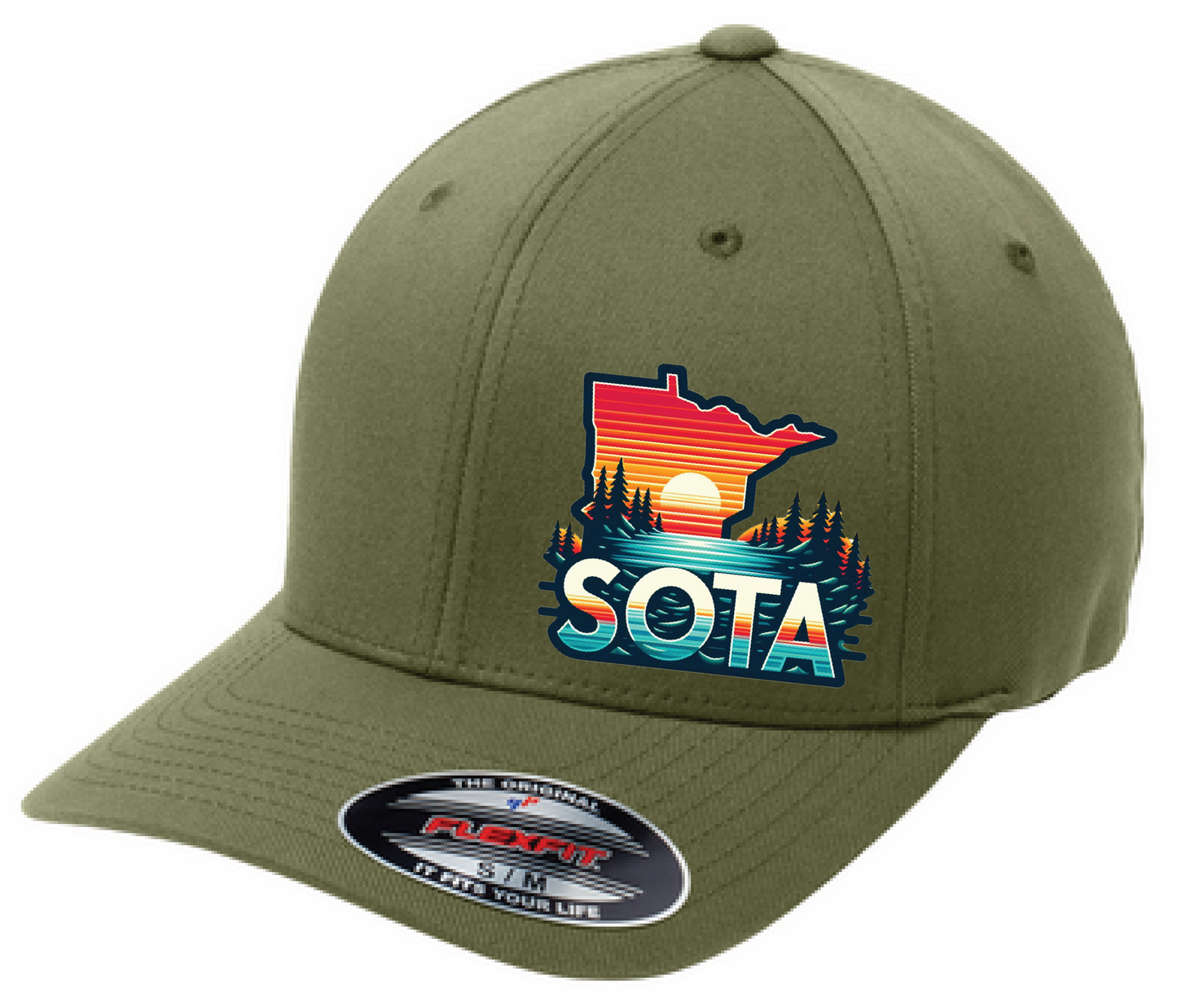 Minnesota Yupoong Flexfit Fitted Hat