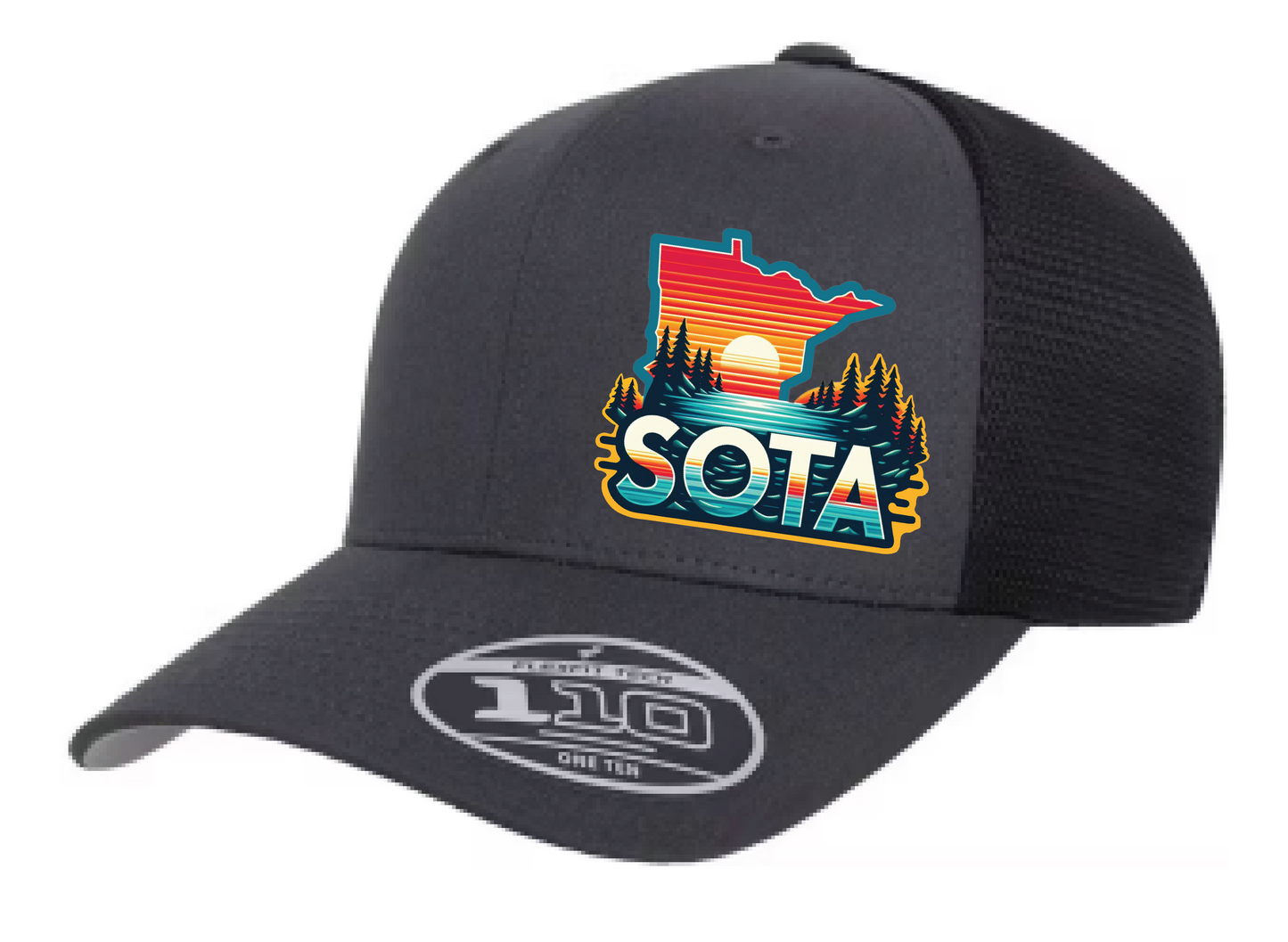 Minnesota 110 FlexFit Mesh Snapback Hat