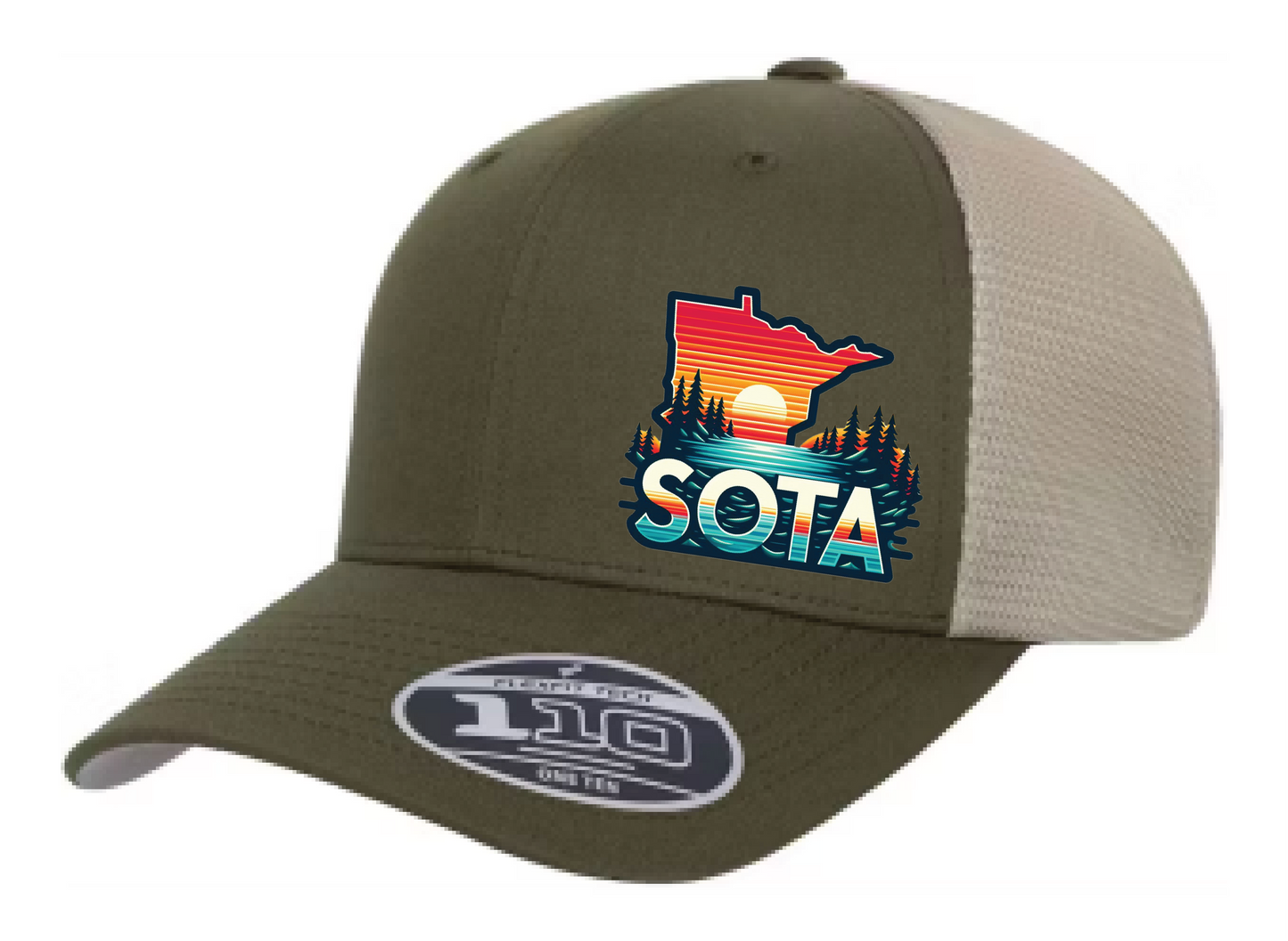 Minnesota 110 FlexFit Mesh Snapback Hat