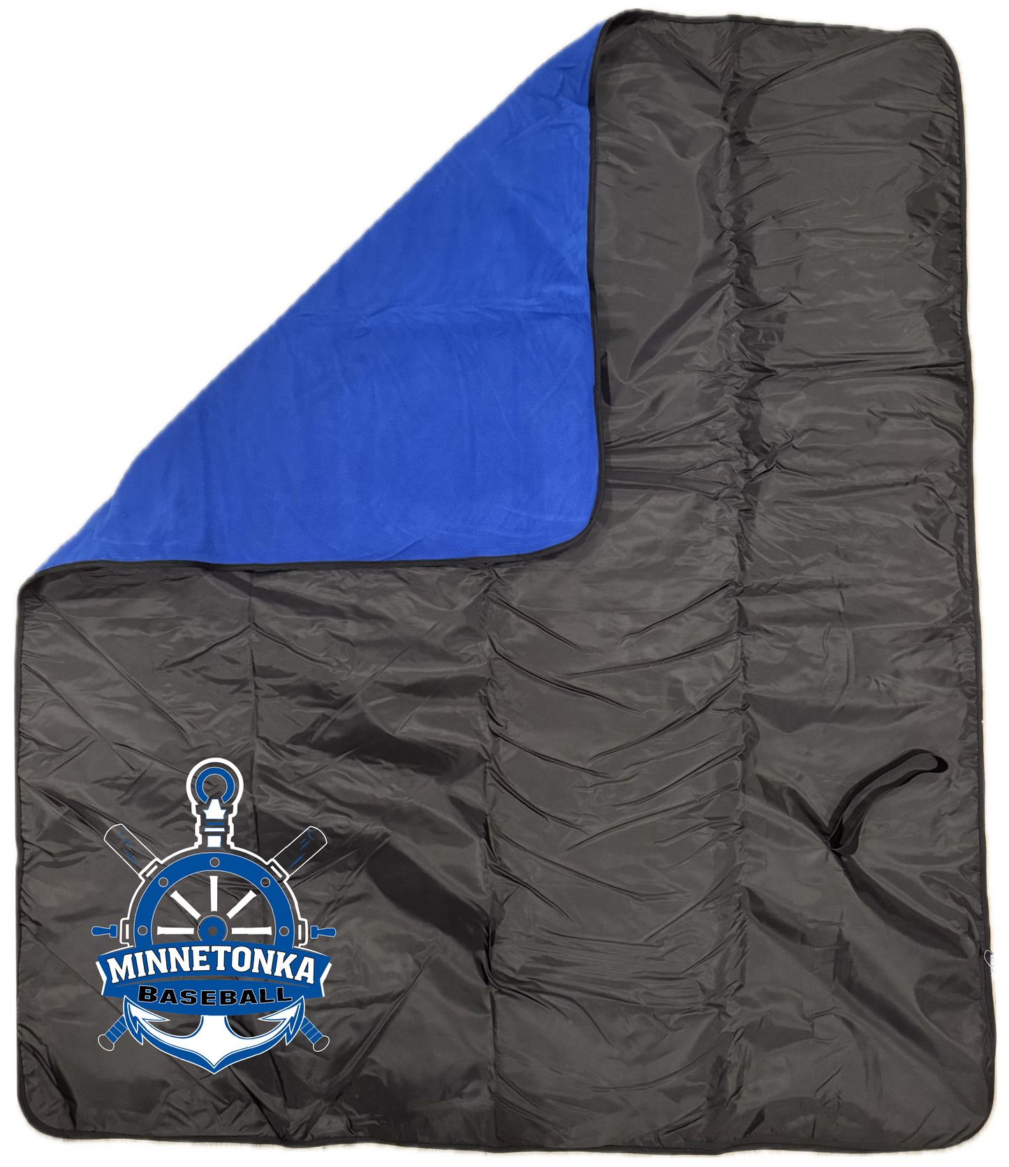 Baseball Game Day Fleece & Polyester Water-Resistant Blanket