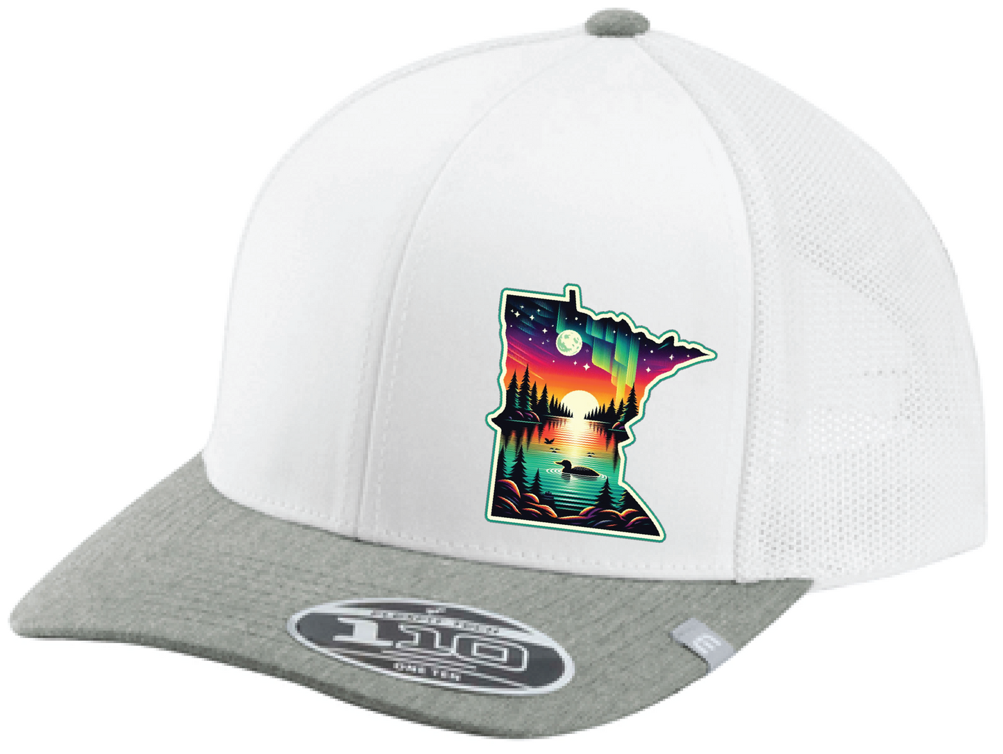 Minnesota TravisMathew Colorblock Snapback Trucker Hat