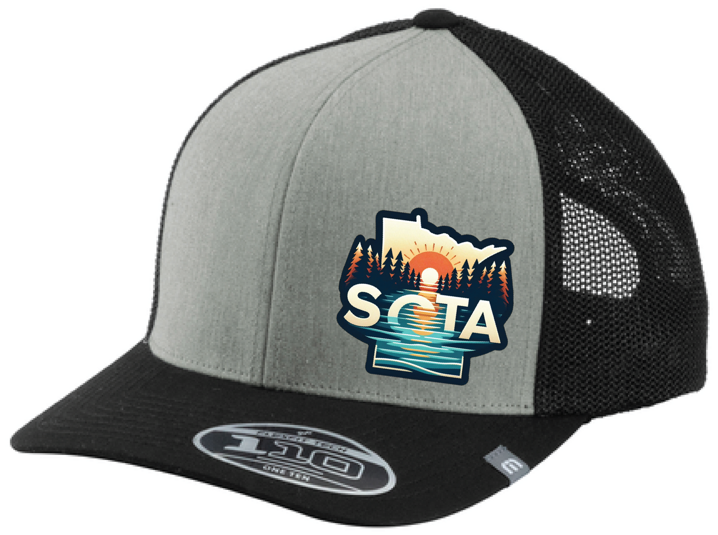 Minnesota TravisMathew Colorblock Snapback Trucker Hat