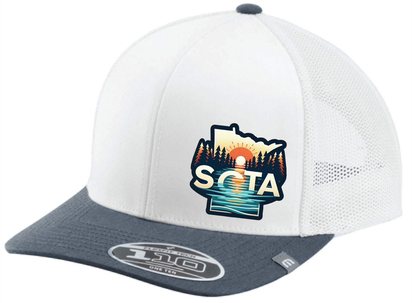 Minnesota TravisMathew Colorblock Snapback Trucker Hat