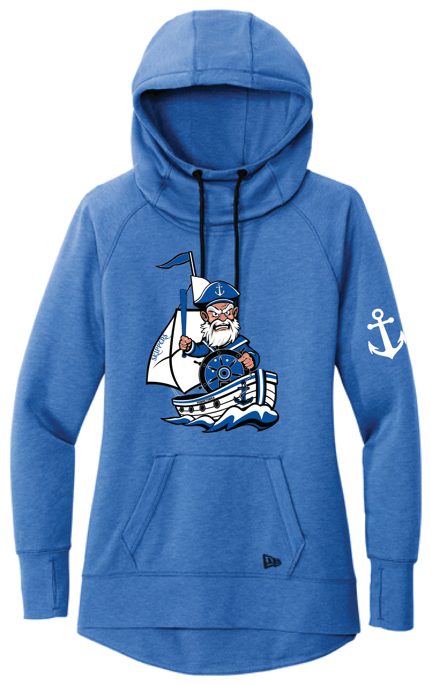 Baseball Women's New Era Mid-Weight Tri-Blend Hoodie
