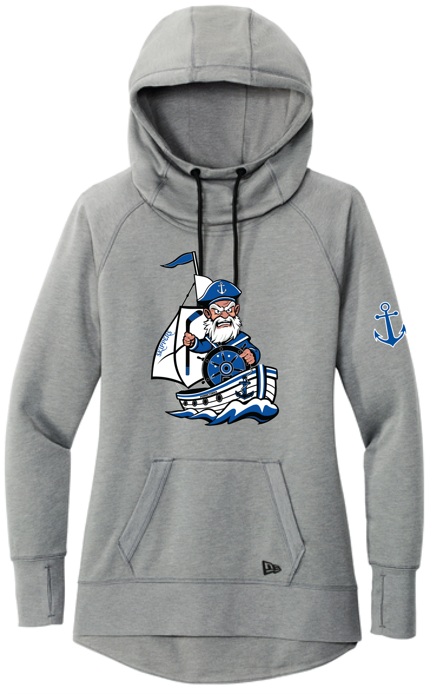 Hockey Women's New Era Mid-Weight Tri-Blend Fleece Pullover Hoodie