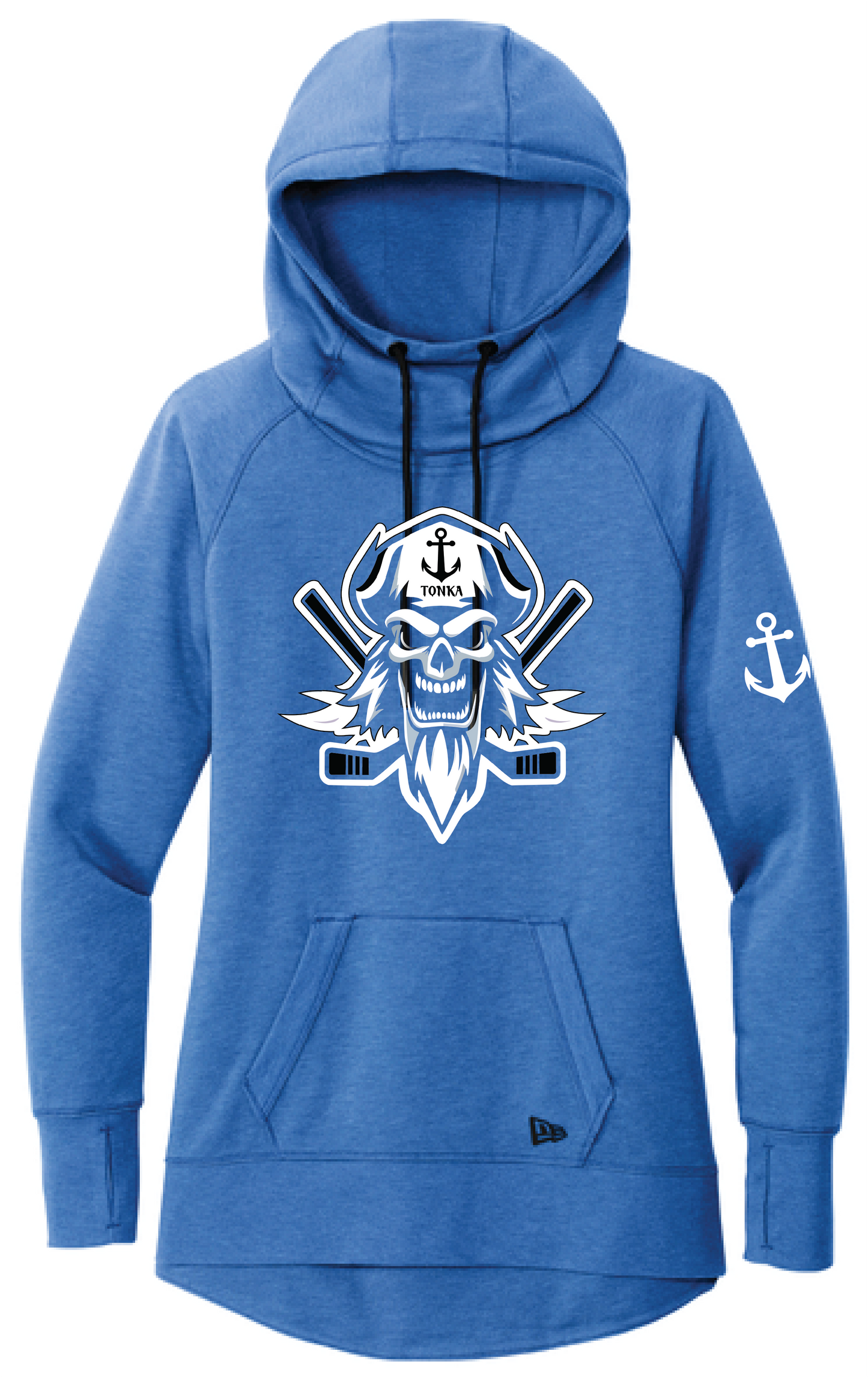 Hockey Women's New Era Mid-Weight Tri-Blend Fleece Pullover Hoodie