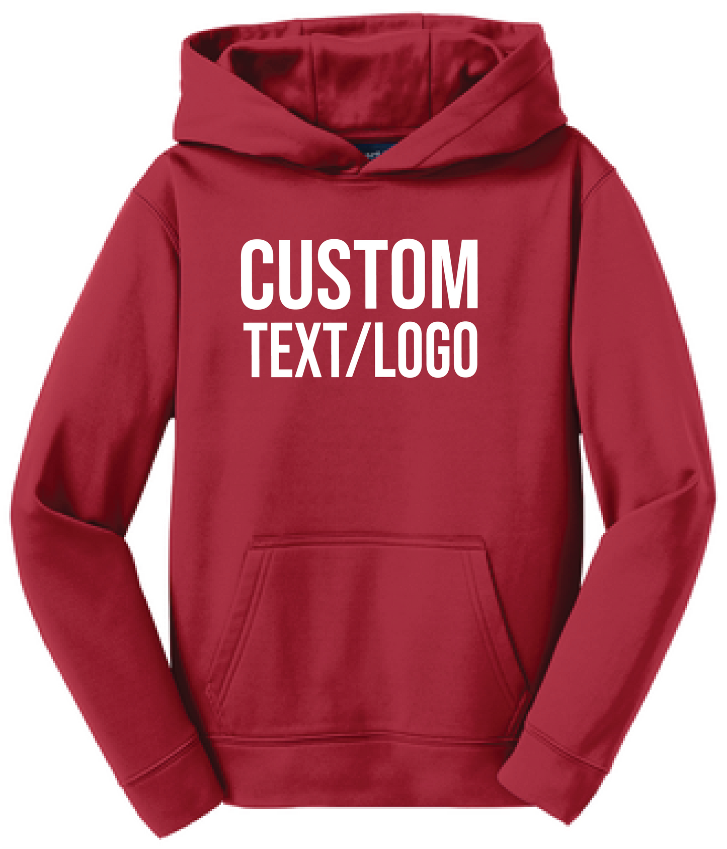 Custom Youth Sport-Wick Fleece Hoodie