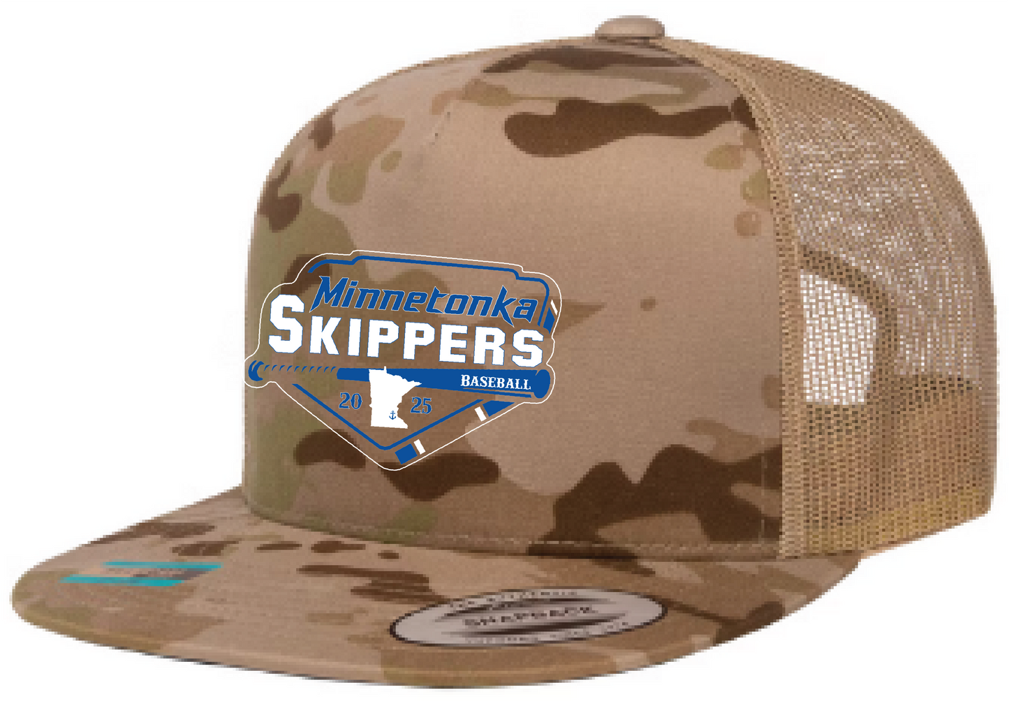 Baseball Yupoong Classic 5-Panel Flatbill Trucker Hat