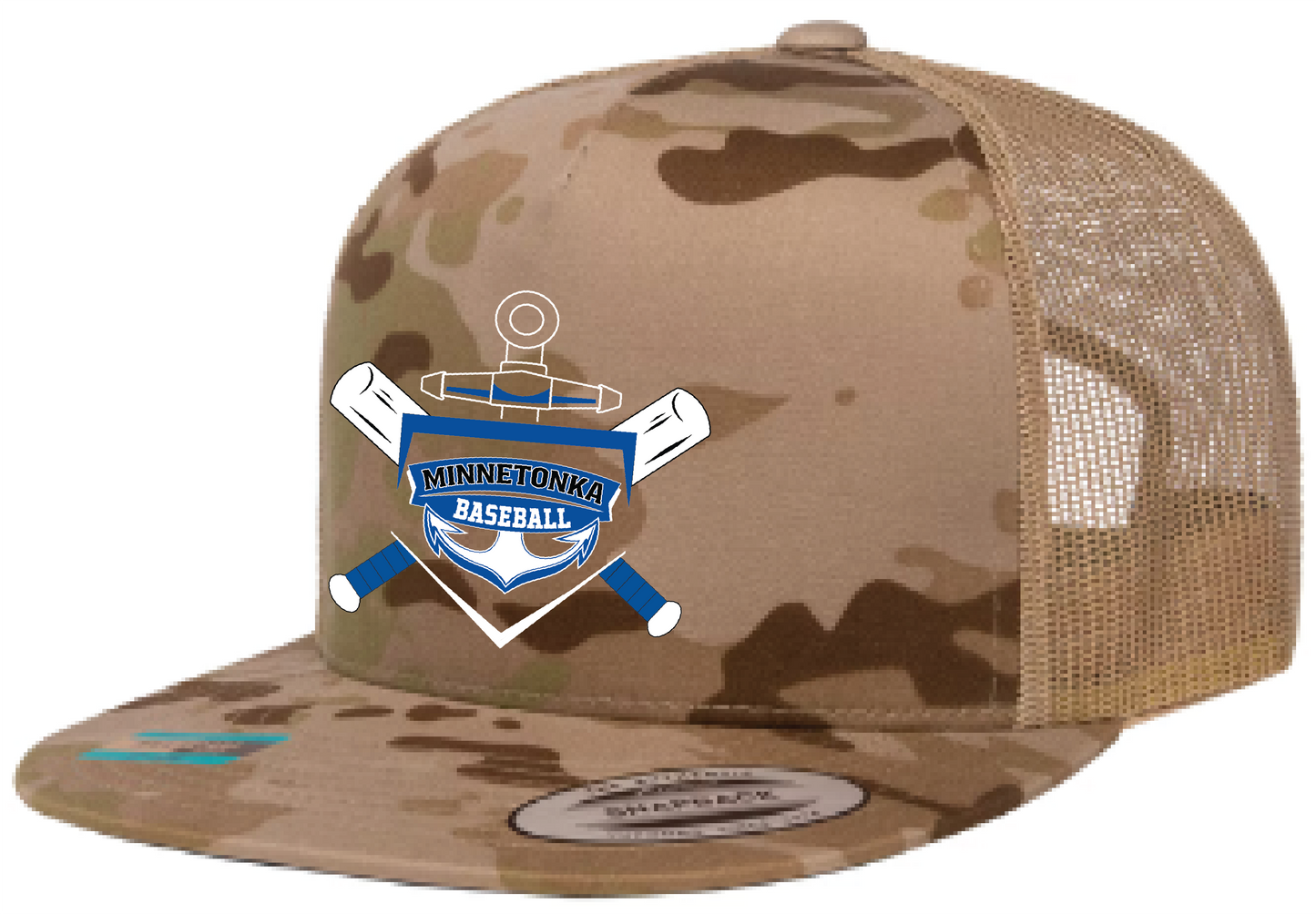 Baseball Yupoong Classic 5-Panel Flatbill Trucker Hat