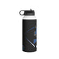 Black Stainless Steel Minnetonka Anchor Baseball Water Bottle