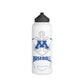 White Stainless Steel Minnetonka Anchor Baseball Water Bottle