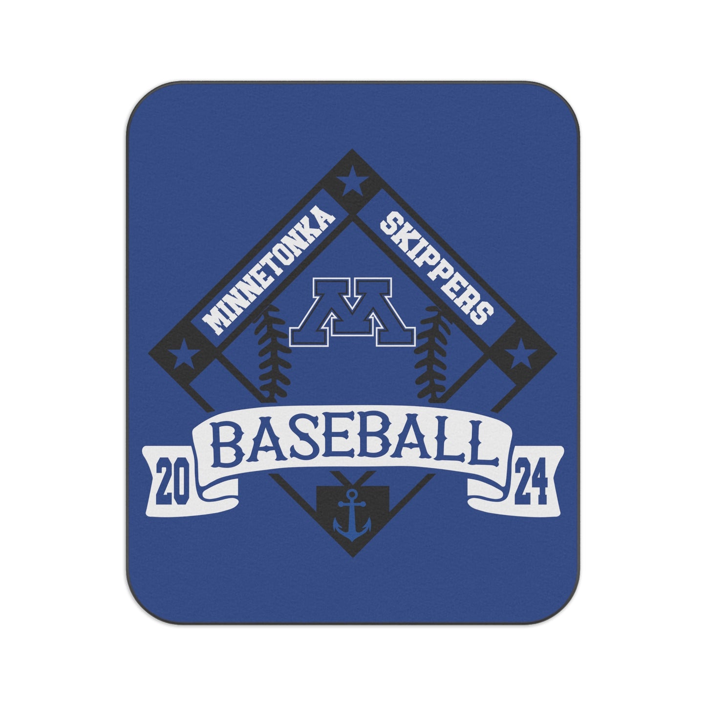 Minnetonka Skippers Baseball Picnic Blanket