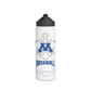 White Stainless Steel Minnetonka Anchor Baseball Water Bottle