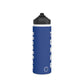 Blue Stainless Steel Tonka Baseball Home Plate Logo Water Bottle