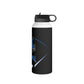 Black Stainless Steel Minnetonka Anchor Baseball Water Bottle