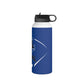 Blue Stainless Steel Minnetonka Anchor Baseball Water Bottle