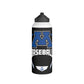 Black Stainless Steel Minnetonka M Baseball Water Bottle