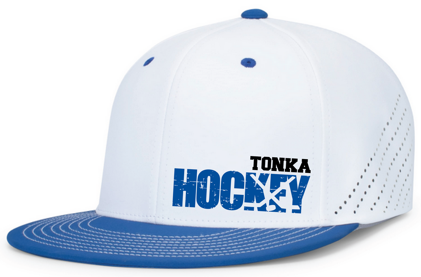 Tonka Hockey Distorted White + Royal